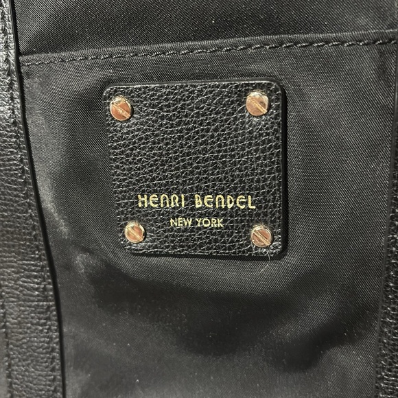 Henri Bendel Small Black Jetsetter Convertible Crossbody Backpack - Picture 2 of 10